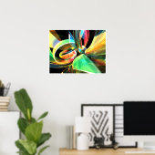 魔法リングや輪 ポスター (ホームオフィス)