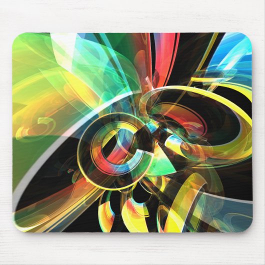 魔法リングや輪 マウスパッド (正面)