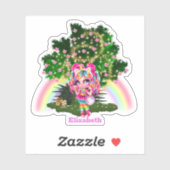 魔法レインボーガール童話ピクシーの塵 シール (シート)