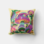 魔法レインボーキノコ装飾用クッション クッション (正面)