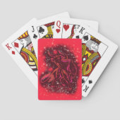 魔法レッドネオンブルランニングズアメージング星月夜 トランプ (裏面)