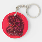 魔法レッドネオンランニングブルズアットスターリーナイト キーホルダー (裏面)