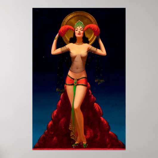 魔法レディーパルプピンアップ ポスター (正面)