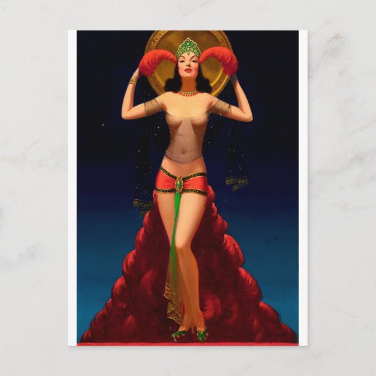 魔法レディーパルプピンアップ ポストカード (正面)