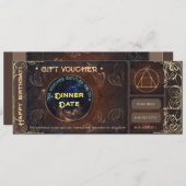 魔法ヴィンテージファンタジー誕生日商品券 (正面/裏面)