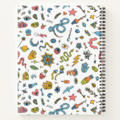 魔法不気味の魔女ハロウィーン ノートブック (裏面)