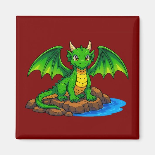 魔法中世ドラゴン マグネット (正面)