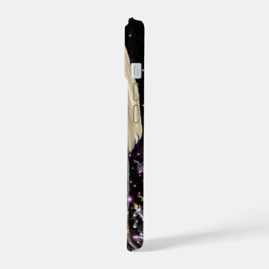 魔法二結晶土地 iPhone 15ケース (左側面)