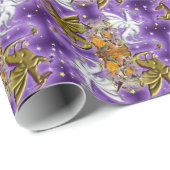 魔法使いおよびドラゴン ラッピングペーパー (ロールコーナー)