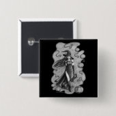 魔法使いおよび人形ハロウィン 缶バッジ (正面&裏面)