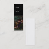 魔法使いおよび月 スキニー名刺 (正面/裏面)