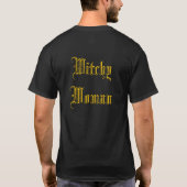 魔法使いおよび月 Tシャツ (裏面)