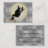 魔法使いおよび猫 名刺 (正面/裏面)