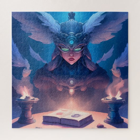 魔法使いが魔法をかける準備 ジグソーパズル (縦)