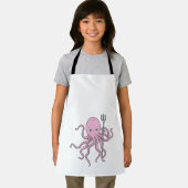 魔法使いとしてのタコとトライデント エプロン (インサイチュ)