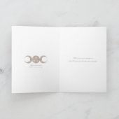 魔法使いのきちんとした三重の月の女神 カード (内部)