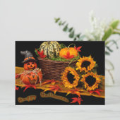 魔法使いのカボチャおよびヒマワリ 招待状 (スタンド正面)