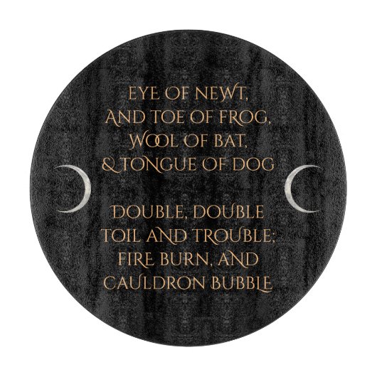 魔法使いのガラスまな板 カッティングボード (正面)