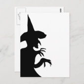 魔法使いのシルエット ポストカード (正面/裏面)