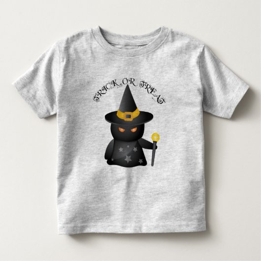 魔法使いのハロウィンのティー トドラーTシャツ (正面)