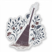 魔法使いのハロウィンマジックブラシ シール (正面)