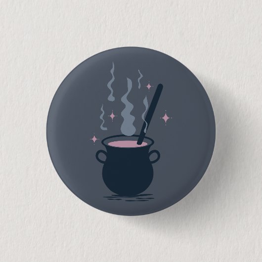 魔法使いのハロウィンマジックポーション 缶バッジ (正面)