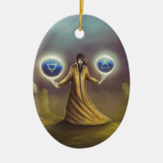 魔法使いのファンタジーの魔法 セラミックオーナメント