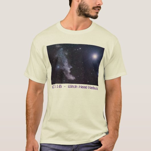 魔法使いのヘッド星雲 Tシャツ (正面)