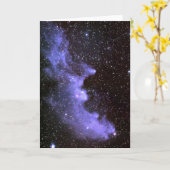 魔法使いのヘッド星雲IC 2118 カード (黄色い花)