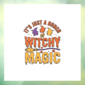 魔法使いのマジックハロウィン・タイポグラフィーデザイン_1 ウィンドウサイン (シート3)