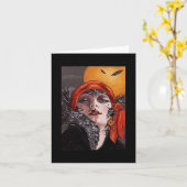 魔法使いのメッセージカード カード (黄色い花)