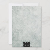 魔法使いのヴィンテージのハローウィンパーティの招待状 招待状 (裏面)