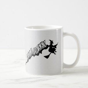 魔法使いの乗馬のほうきハロウィンThunder_Cove コーヒーマグカップ