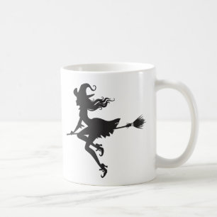 魔法使いの乗馬のほうきハロウィンThunder_Cove コーヒーマグカップ