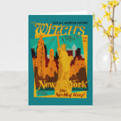 魔法使いの友人の9月の雑誌 カード (黄色い花)