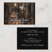 魔法使いの呪文で呼び出す綴り1のファンタジーの名刺 名刺 (正面/裏面)