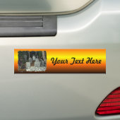 魔法使いの墓地のバンパーステッカー バンパーステッカー (車上)