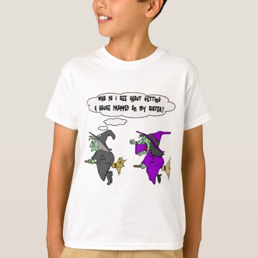 魔法使いの姉妹 Tシャツ (正面)