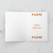 魔法使いの家のハロウィンカード カード (内部)