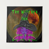 魔法使いの宿に滞在して魔法にかかろう ハロウィン 魔法使い タペストリー (正面)