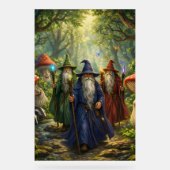 魔法使いの巡礼　神秘に満ちた魔法の森の高解像度 アクリルサイン (正面)