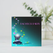 魔法使いの帽子 バチェラーパーティーの招待状 招待状 (スタンド正面)