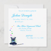 魔法使いの帽子 バチェラーパーティーの招待状 招待状 (裏面)