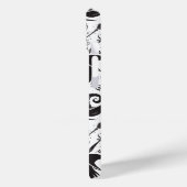 魔法使いの幻想的なウィッカンペイガニズム ブラック&ホワイト Case-Mate iPhoneケース (裏面 / 左)