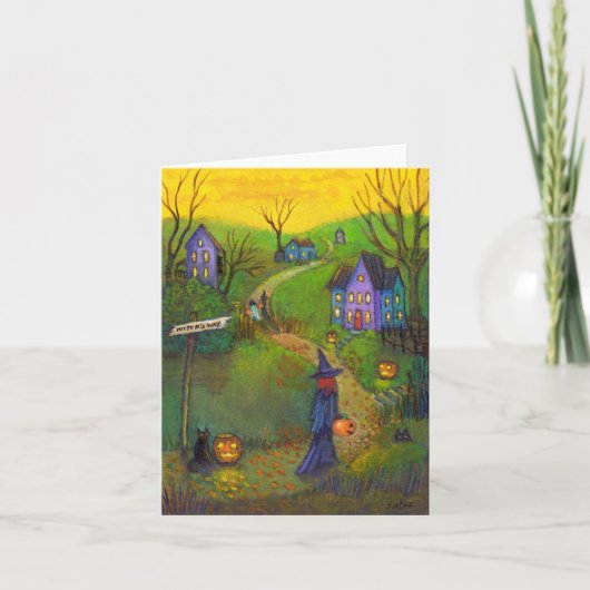 魔法使いの方法メッセージカード カード (正面)