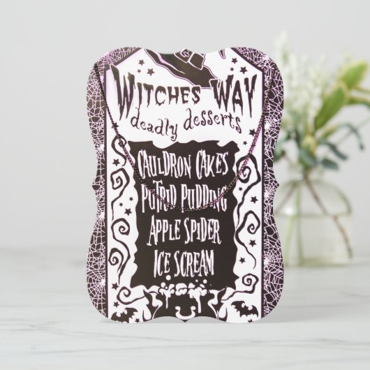 魔法使いの方法致命的なデザートメニューオーナメントカード メニュー (スタンド正面)