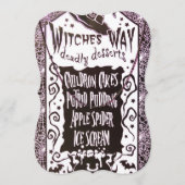 魔法使いの方法致命的なデザートメニューオーナメントカード メニュー (正面)