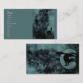 魔法使いの猫 名刺 (正面/裏面)