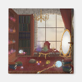 魔法使いの聖域 - 魅惑の図書館 マグネット (正面)