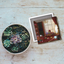 魔法使いの聖域 - 魅惑の図書館 マグネット